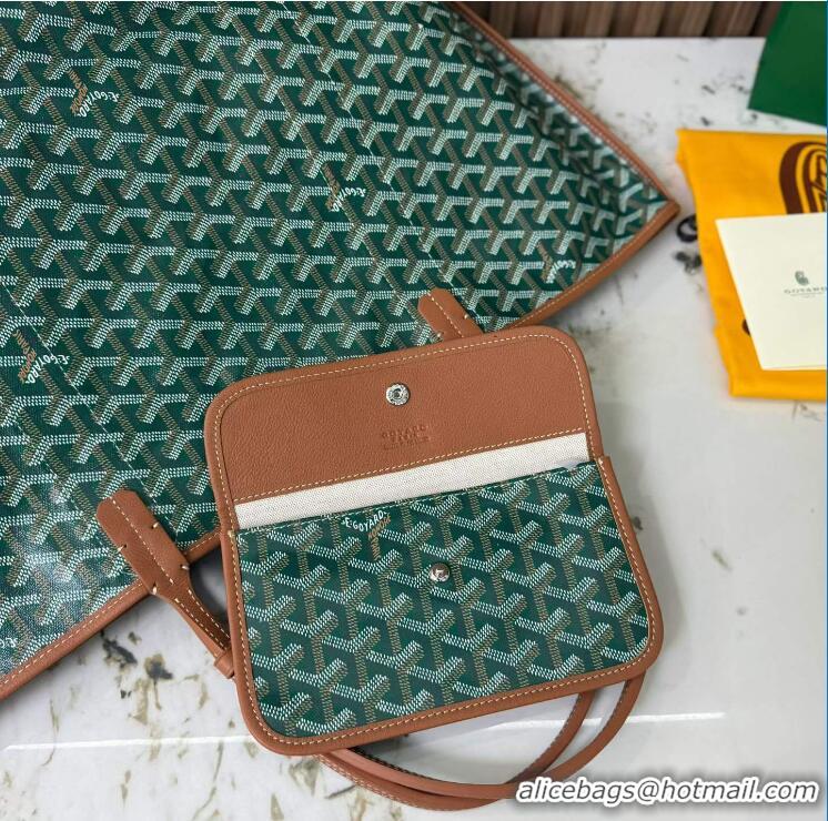 Shop Discount Goyard Anjou St Louis Pertuis Tote Bag GM 2159 Green