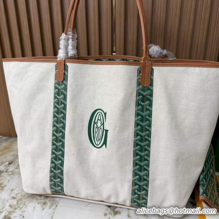 Shop Discount Goyard Anjou St Louis Pertuis Tote Bag GM 2159 Green