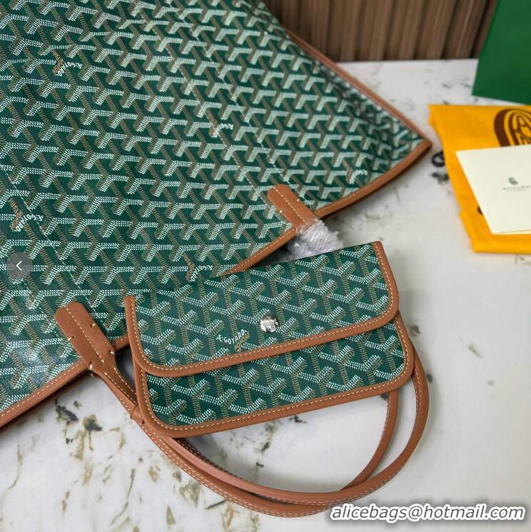 Shop Discount Goyard Anjou St Louis Pertuis Tote Bag GM 2159 Green