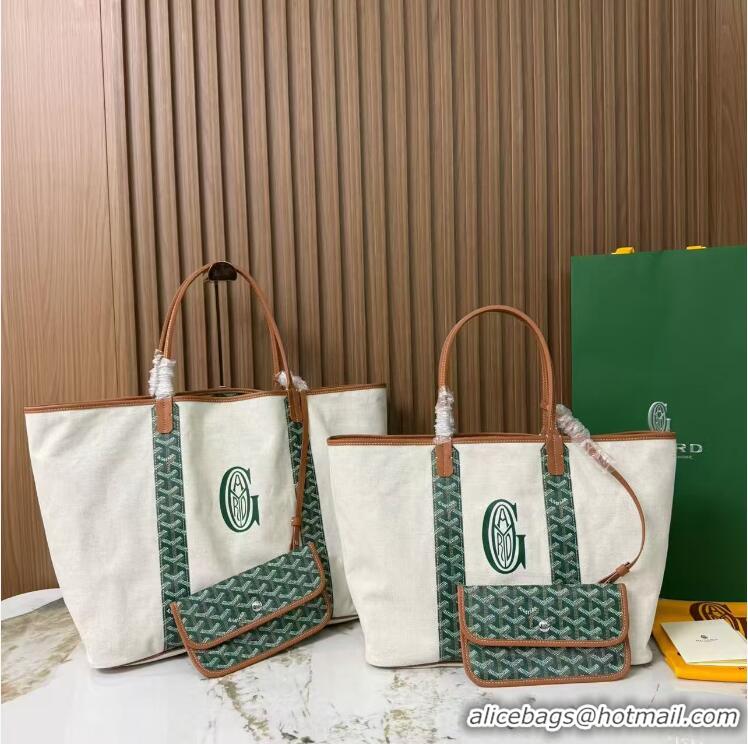 Shop Discount Goyard Anjou St Louis Pertuis Tote Bag GM 2159 Green