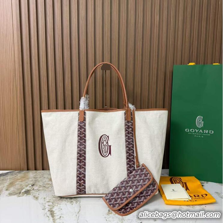 New Fashion Goyard Anjou Saint Louis Pertuis Tote Bag GM 2159 Burgundy