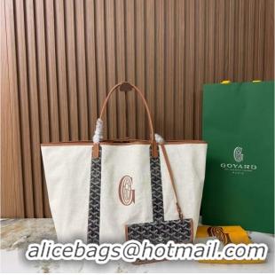 Discount Goyard Anjou St Louis Pertuis Tote Bag GM 2159 Black And Tan