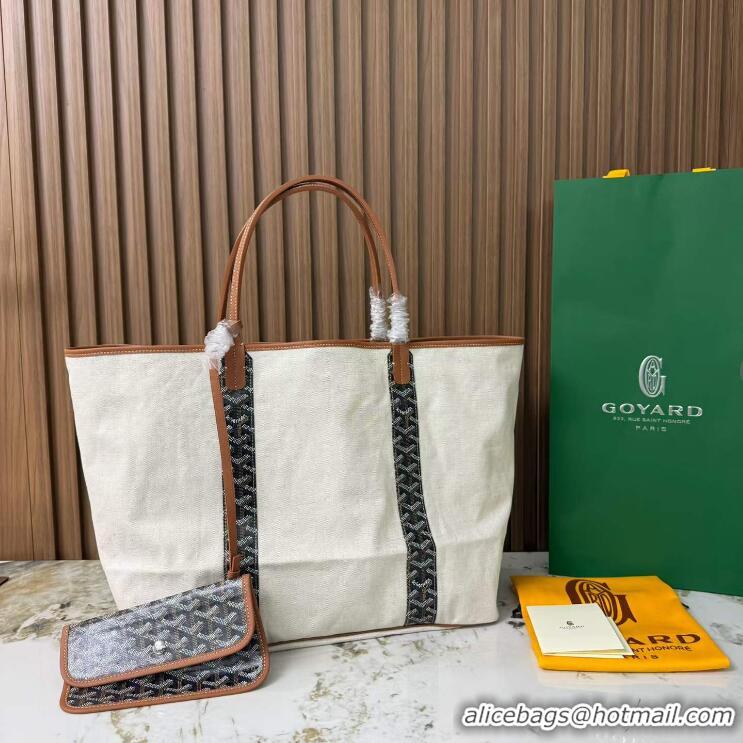 Discount Goyard Anjou St Louis Pertuis Tote Bag GM 2159 Black And Tan