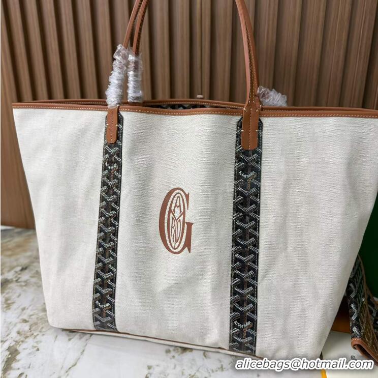 Discount Goyard Anjou St Louis Pertuis Tote Bag GM 2159 Black And Tan