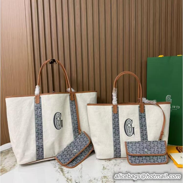 ​Hot Sell Goyard Anjou St Louis Pertuis Tote Bag GM 2159 Dark Grey