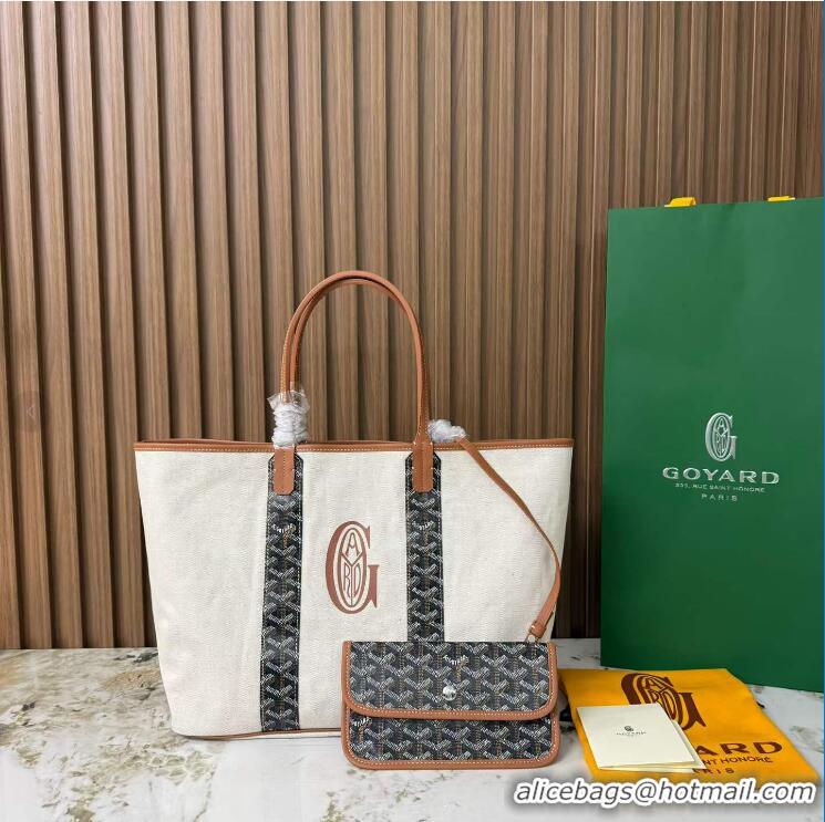 Inexpensive Goyard Anjou St Louis Pertuis Tote Bag PM 2159 Black And Tan