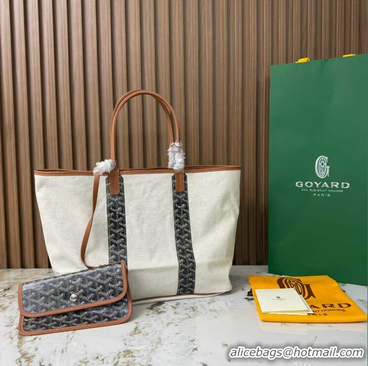 Inexpensive Goyard Anjou St Louis Pertuis Tote Bag PM 2159 Black And Tan
