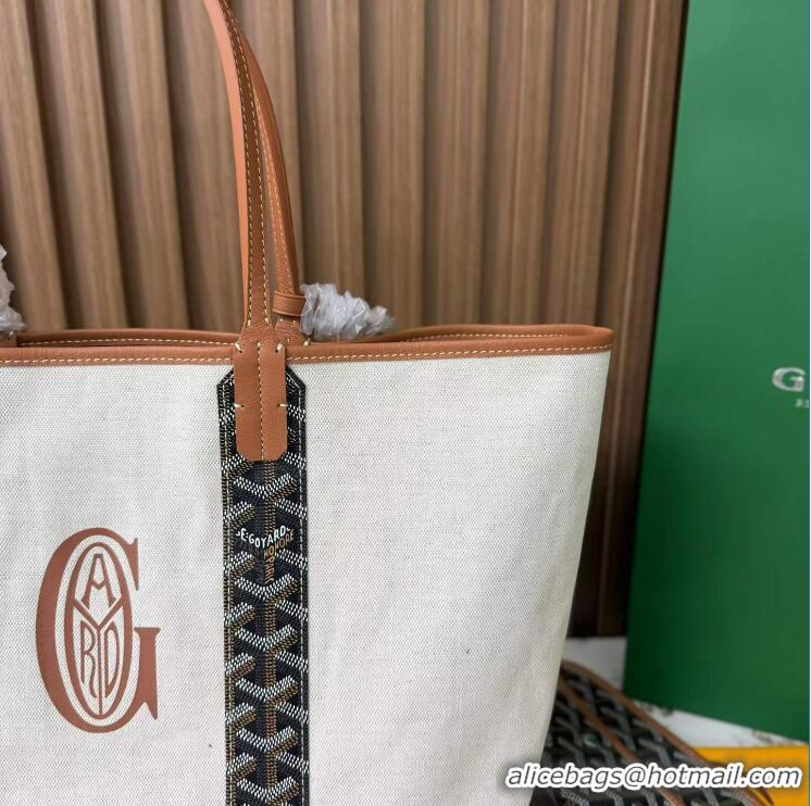 Inexpensive Goyard Anjou St Louis Pertuis Tote Bag PM 2159 Black And Tan