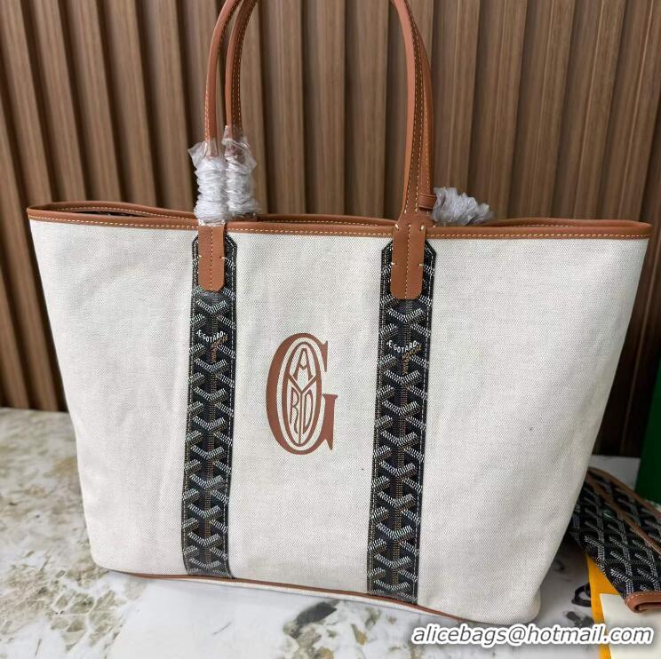 Inexpensive Goyard Anjou St Louis Pertuis Tote Bag PM 2159 Black And Tan