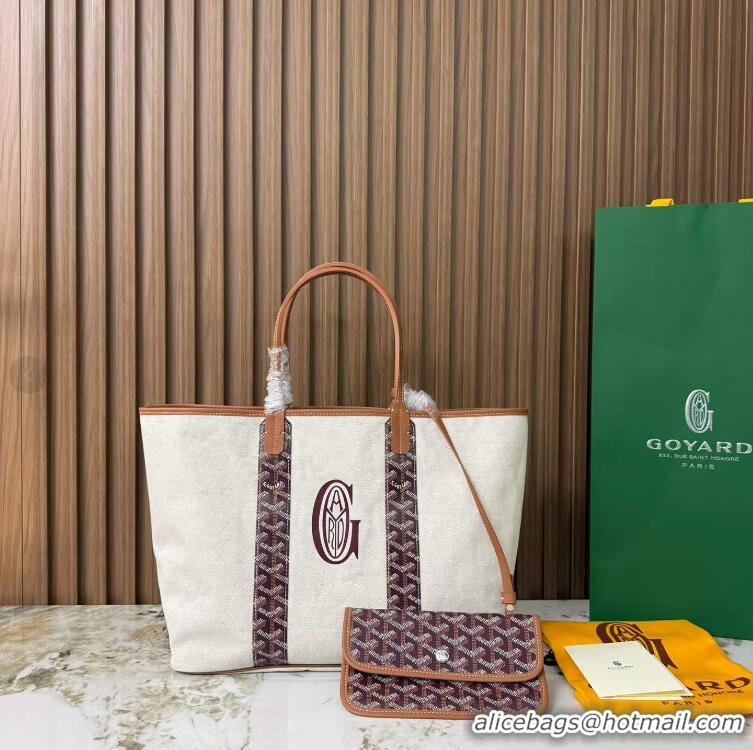 Low Cost Goyard Anjou Saint Louis Pertuis Tote Bag PM 2159 Bungundy