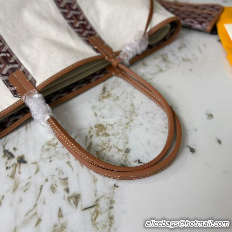 Low Cost Goyard Anjou Saint Louis Pertuis Tote Bag PM 2159 Bungundy