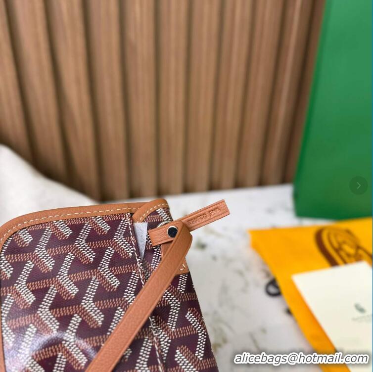 Low Cost Goyard Anjou Saint Louis Pertuis Tote Bag PM 2159 Bungundy