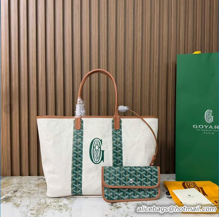 Buy Discount Goyard Anjou Saint Louis Pertuis Tote Bag PM 2159 Green