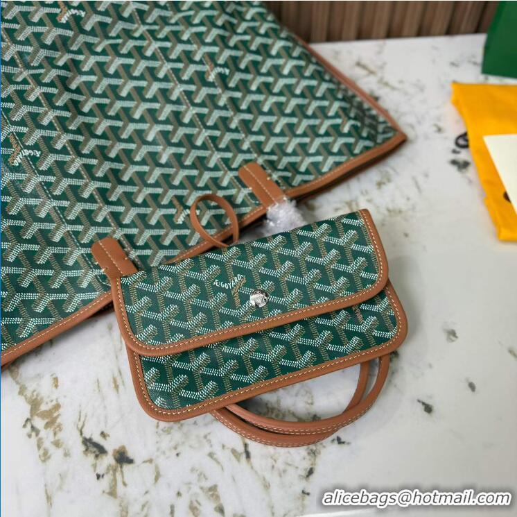 Buy Discount Goyard Anjou Saint Louis Pertuis Tote Bag PM 2159 Green