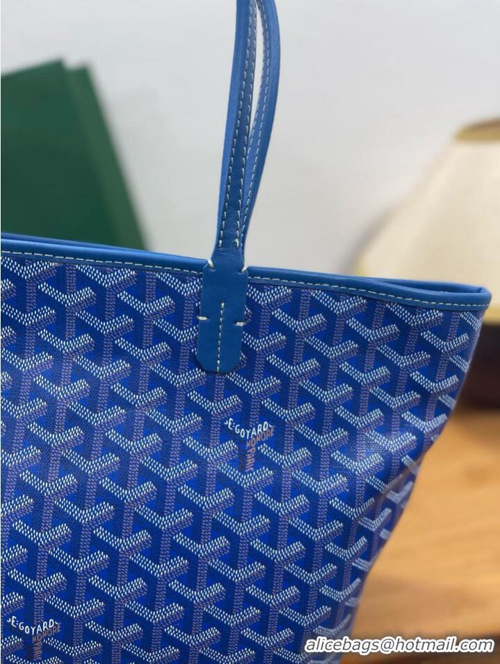 Cheapest Goyard Artois Original Zipper Bag 00319 Light Blue