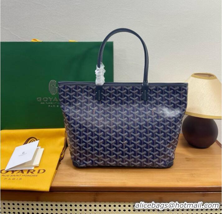 Shop Low Price Goyard Artois Original Zipper Bag 00319 Navy Blue