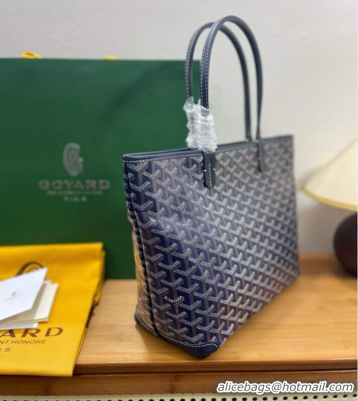 Shop Low Price Goyard Artois Original Zipper Bag 00319 Navy Blue