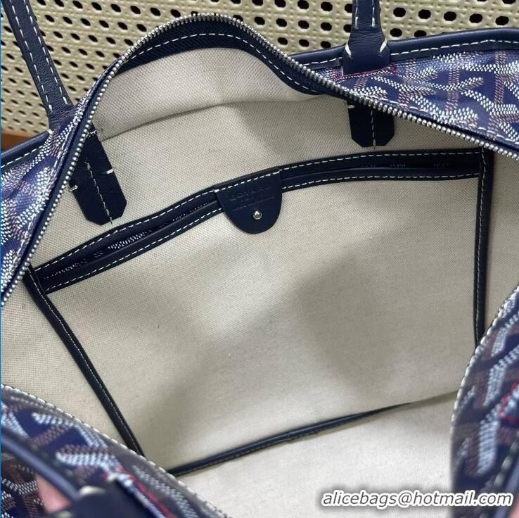 Shop Low Price Goyard Artois Original Zipper Bag 00319 Navy Blue