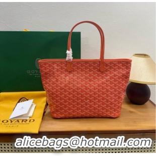 Best Product Goyard Artois Original Zipper Bag 00319 Orange