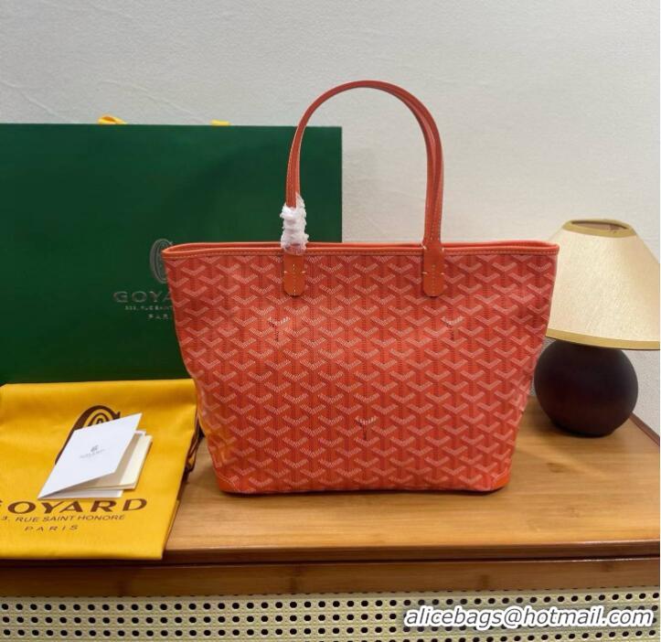 Best Product Goyard Artois Original Zipper Bag 00319 Orange