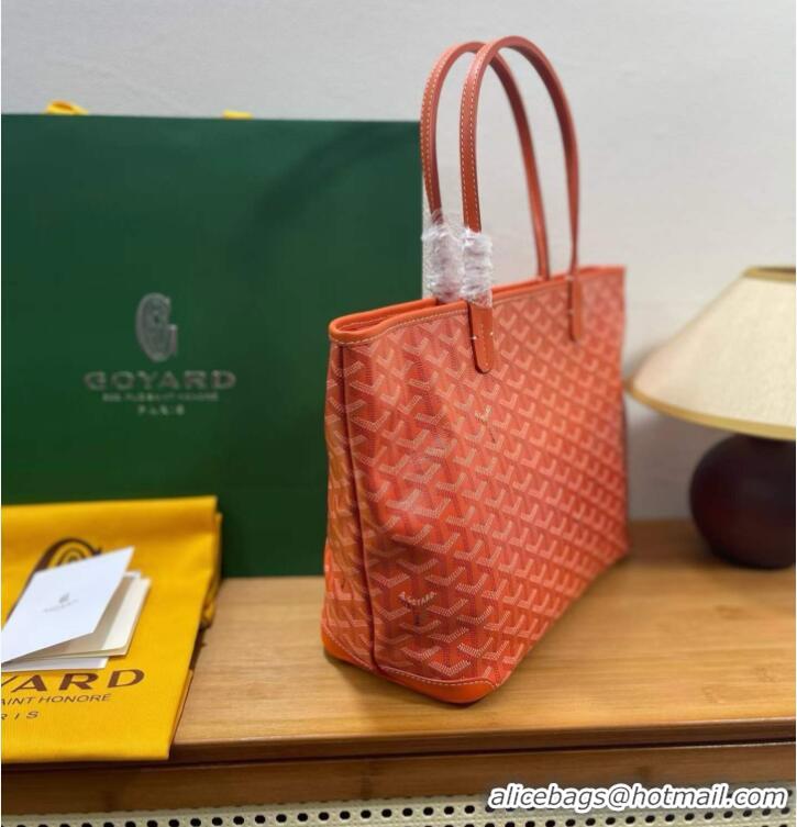 Best Product Goyard Artois Original Zipper Bag 00319 Orange