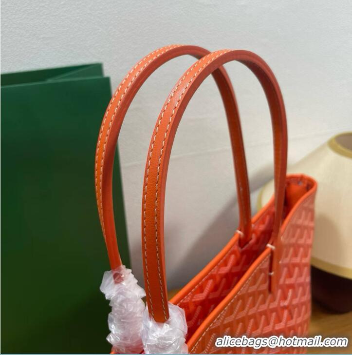 Best Product Goyard Artois Original Zipper Bag 00319 Orange