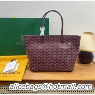 Pretty Style Goyard Artois Original Zipper Bag 00319 Bungundy