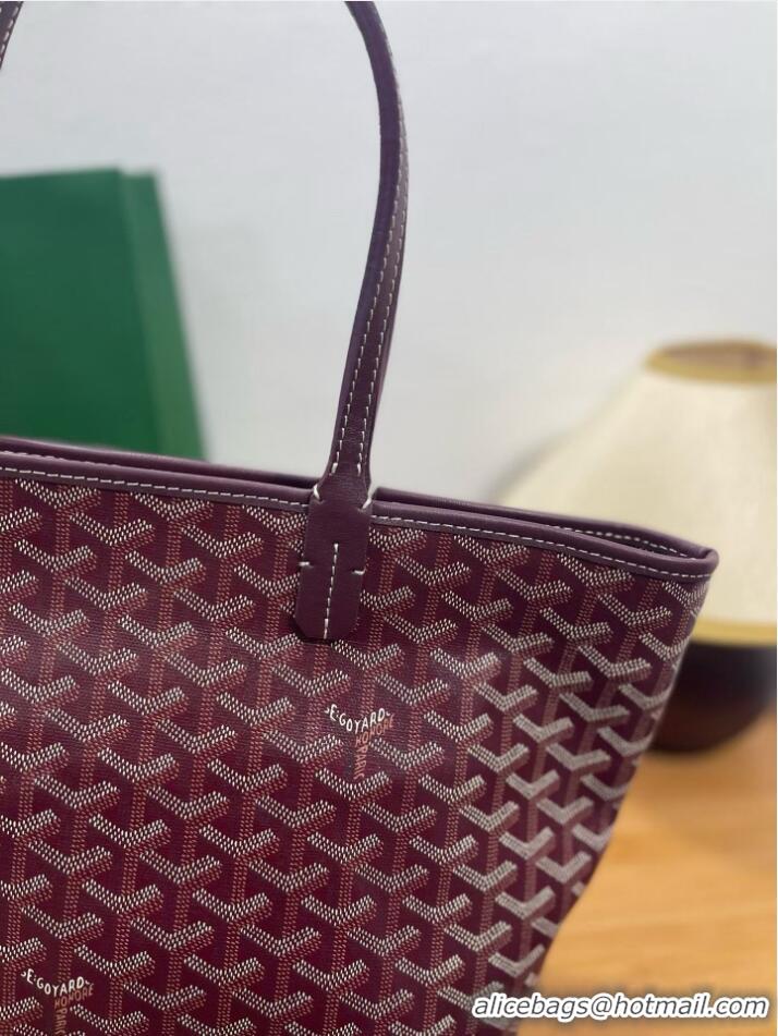 Pretty Style Goyard Artois Original Zipper Bag 00319 Bungundy