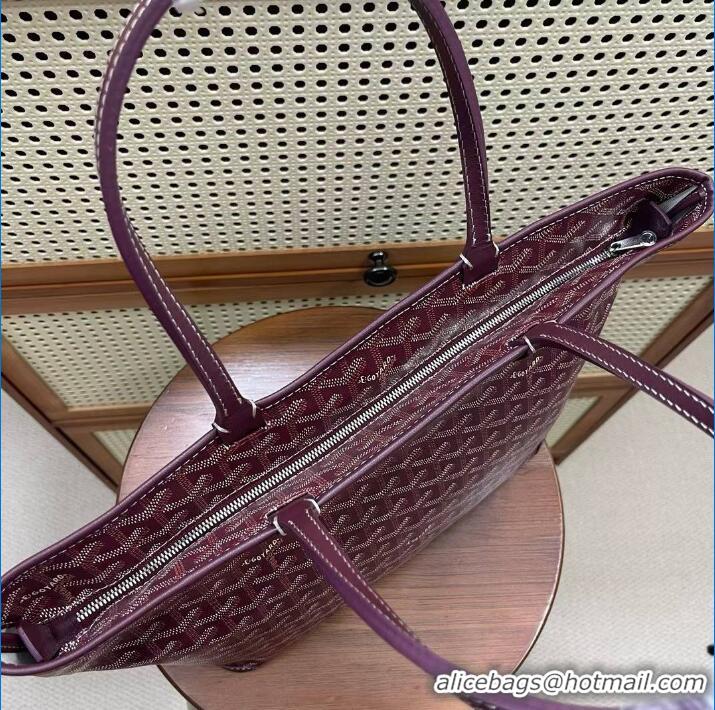 Pretty Style Goyard Artois Original Zipper Bag 00319 Bungundy