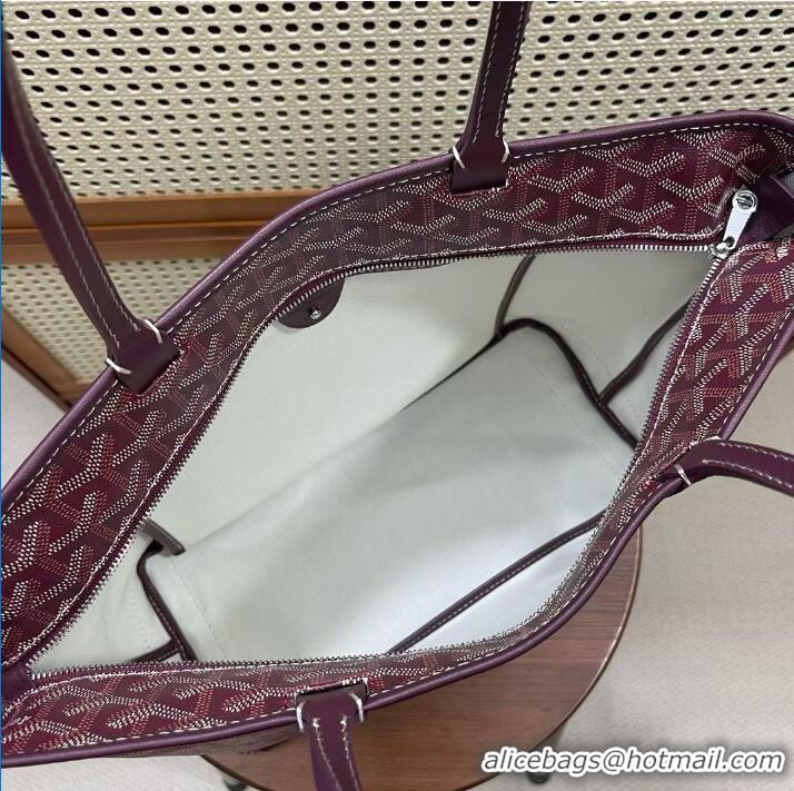 Pretty Style Goyard Artois Original Zipper Bag 00319 Bungundy
