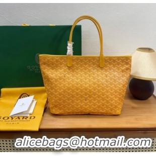 Top Grade Goyard Artois Original Zipper Bag 00319 Yellow