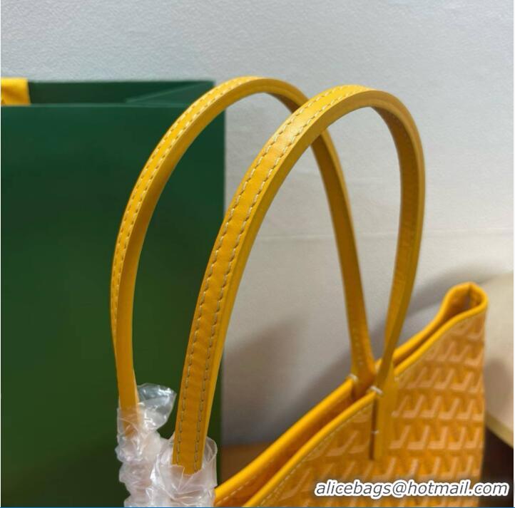 Top Grade Goyard Artois Original Zipper Bag 00319 Yellow