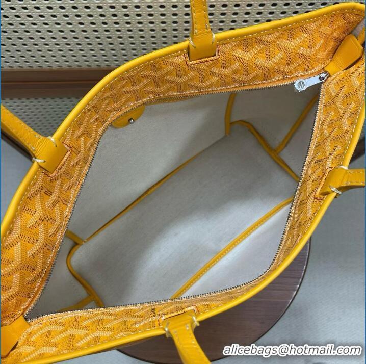 Top Grade Goyard Artois Original Zipper Bag 00319 Yellow