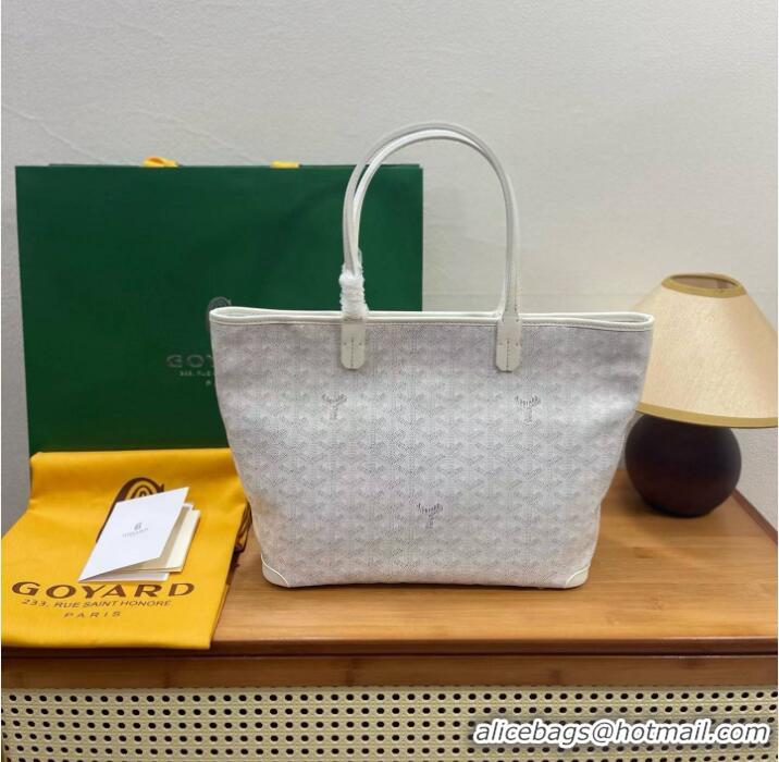 New Product Goyard Artois Original Zipper Bag 00319 White