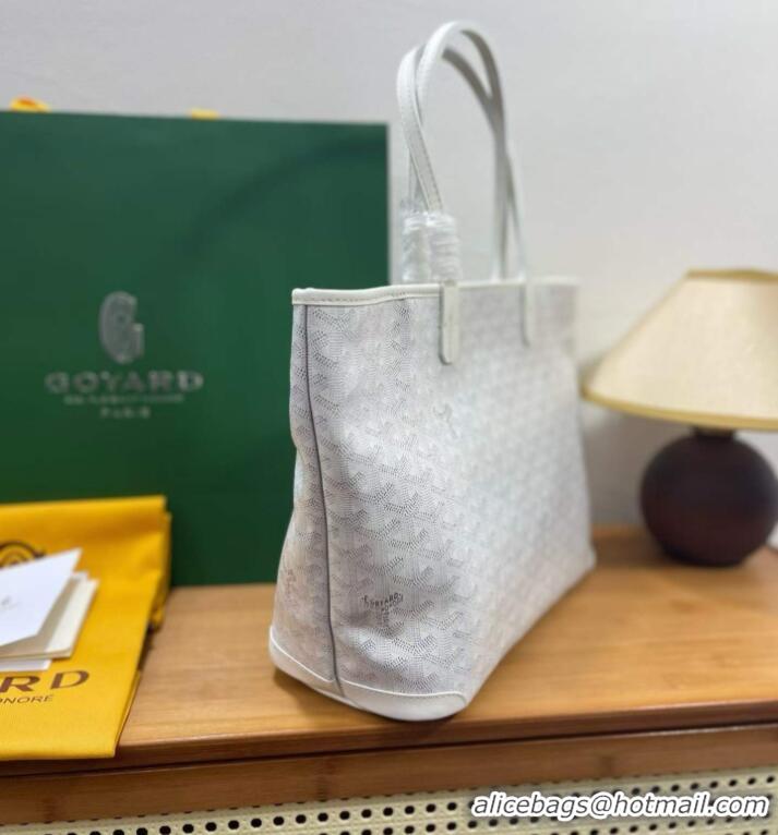 New Product Goyard Artois Original Zipper Bag 00319 White