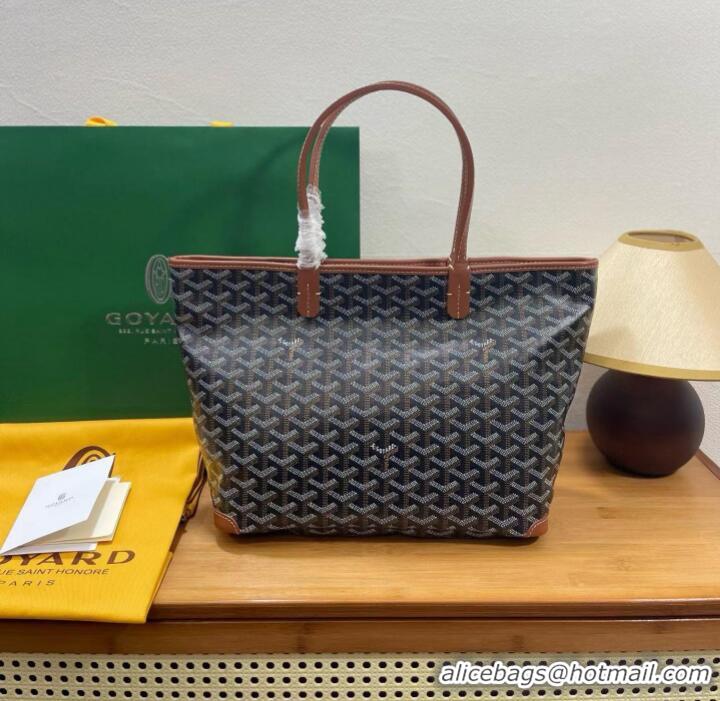 Good Taste Goyard Artois Original Zipper Bag 00319 Black And Tan