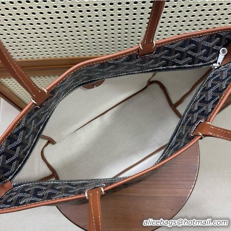 Good Taste Goyard Artois Original Zipper Bag 00319 Black And Tan