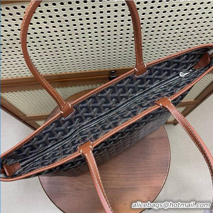 Good Taste Goyard Artois Original Zipper Bag 00319 Black And Tan