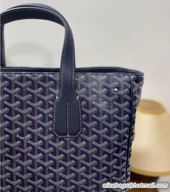 New Style Goyard Voltaire Messenger Bags And Totes 8977 Navy Blue