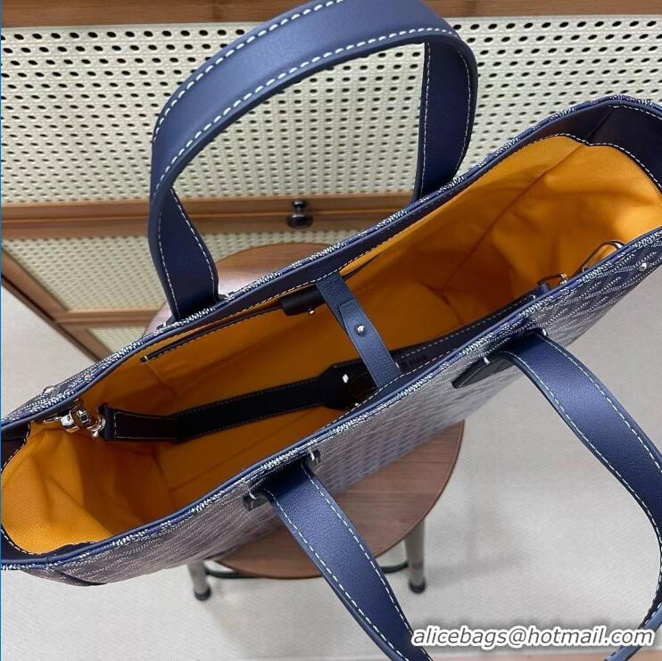 New Style Goyard Voltaire Messenger Bags And Totes 8977 Navy Blue