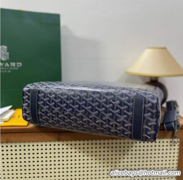 New Style Goyard Voltaire Messenger Bags And Totes 8977 Navy Blue
