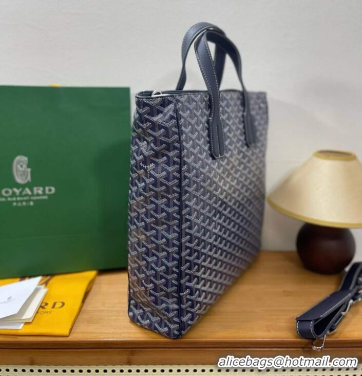 New Style Goyard Voltaire Messenger Bags And Totes 8977 Navy Blue