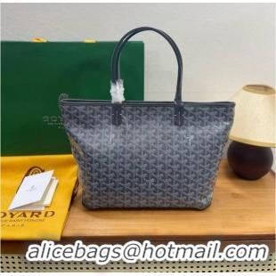 New Release Creation Goyard Artois Original Zipper Bag 00319 Dark Grey