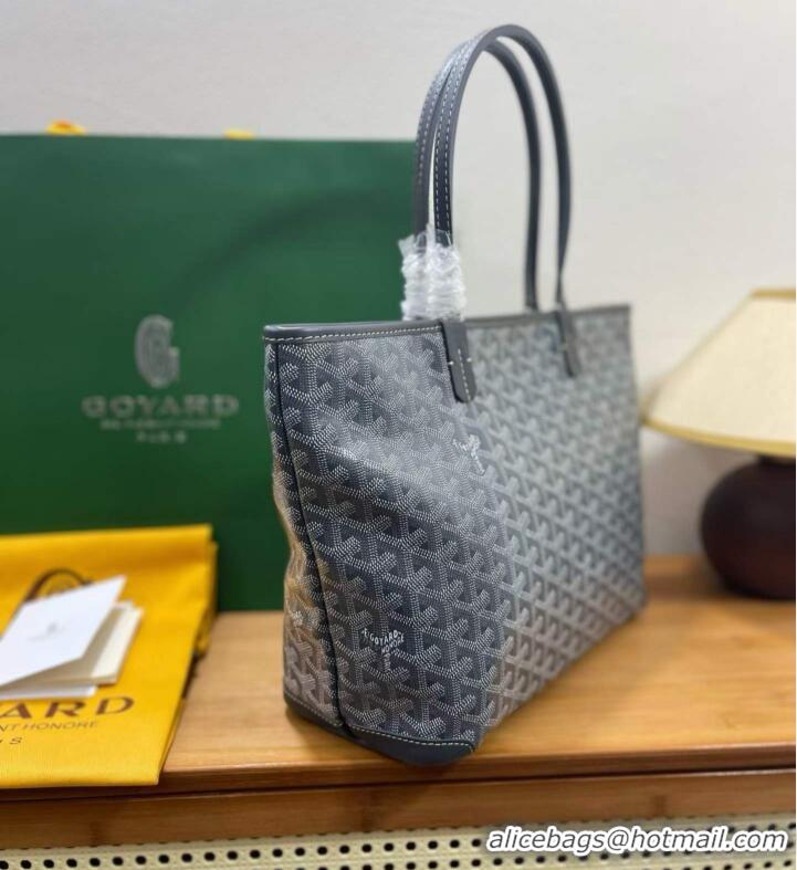New Release Creation Goyard Artois Original Zipper Bag 00319 Dark Grey