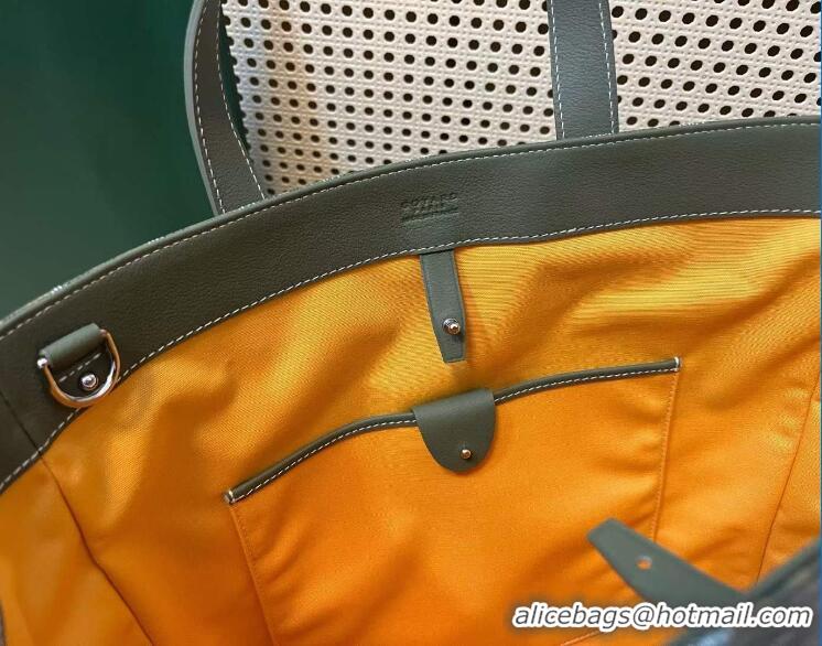 Super Quality Goyard Voltaire Messenger Bags And Totes 0201513 Avocado Green