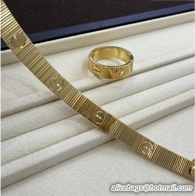 New Design Cartier LOVE Unlimited Flexible 18CT Bracelet C8950 Yellow-Gold