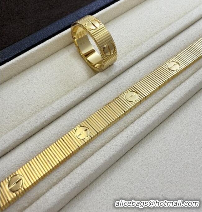 New Design Cartier LOVE Unlimited Flexible 18CT Bracelet C8950 Yellow-Gold