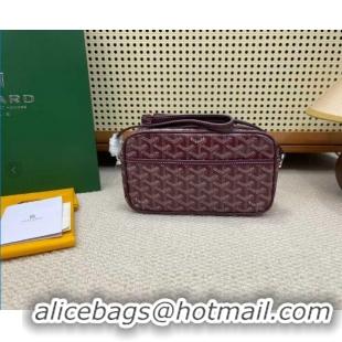 New Style Goyard Original Cap-Vert Camera Bag G45 Bungundy