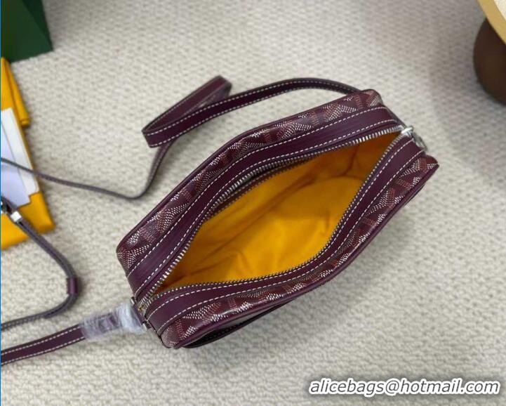 New Style Goyard Original Cap-Vert Camera Bag G45 Bungundy
