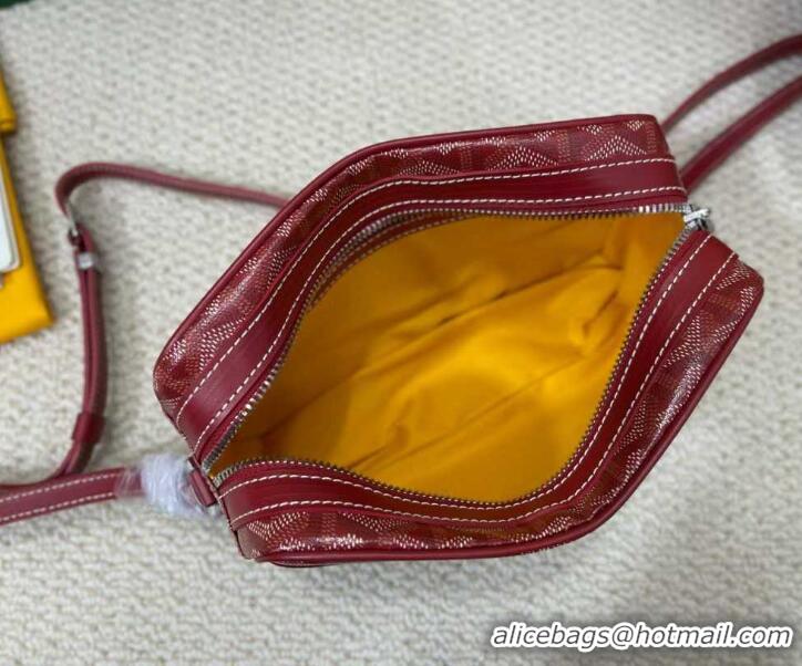 Unique Discount Goyard Original Cap-Vert Camera Bag G45 Red